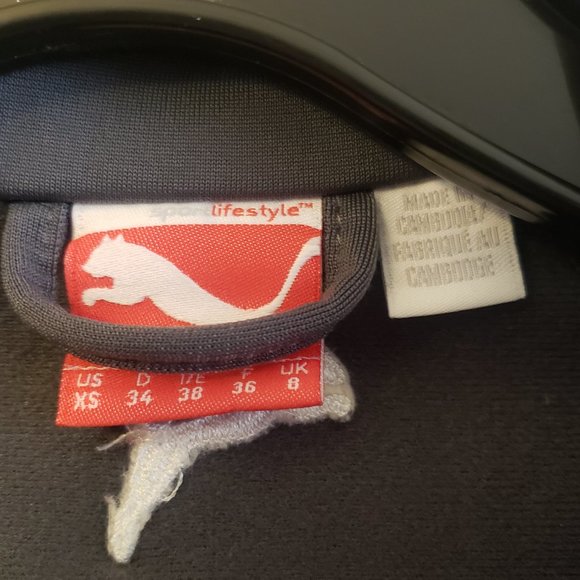 Puma Gray Purple Track Jacket Size XS NWOT! - Picture 7 of 12